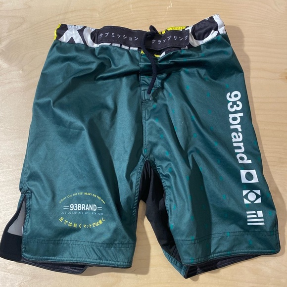 93brand Green Athletic Shorts size 36 (MS) - Picture 3 of 8